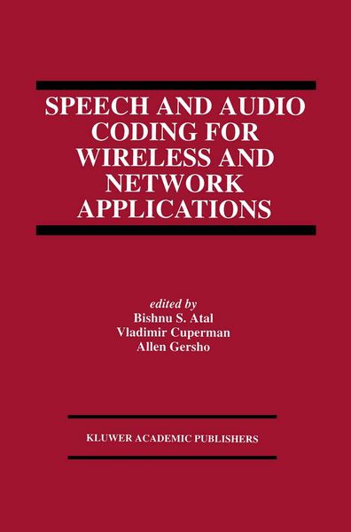 Produktbild: Speech and Audio Coding for Wireless and Network Applications