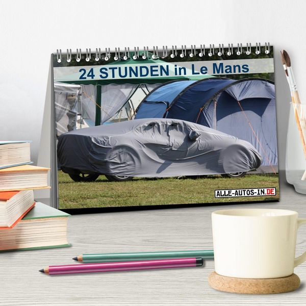 Produktbild: 24 Stunden in Le Mans (Tischkalender 2025 DIN A5 quer), CALVENDO Monatskalender