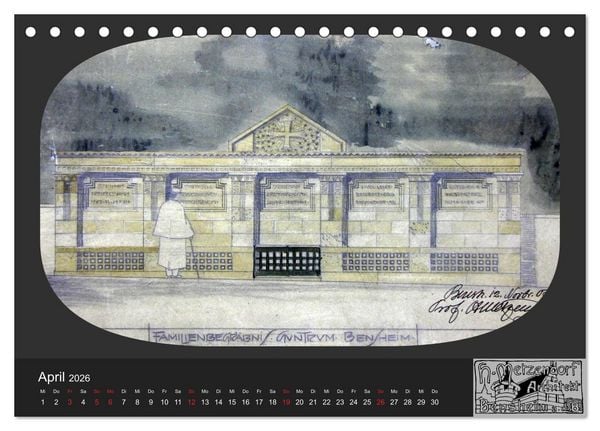 Produktbild: Lebensr&auml;ume um 1900 (Tischkalender 2026 DIN A5 quer), CALVENDO Monatskalender