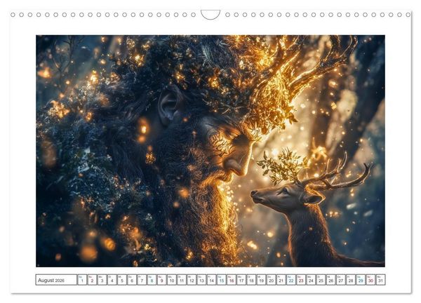 Produktbild: Die G&ouml;tter des Nordens (Wandkalender 2026 DIN A3 quer), CALVENDO Monatskalender