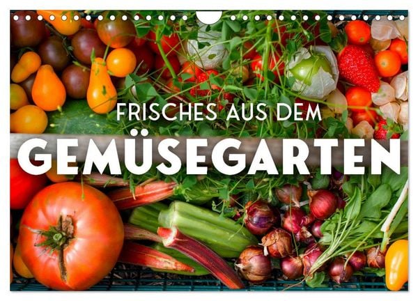 Frisches aus dem Gemüsegarten (Wandkalender 2026 DIN A4 quer), CALVENDO Monatskalender