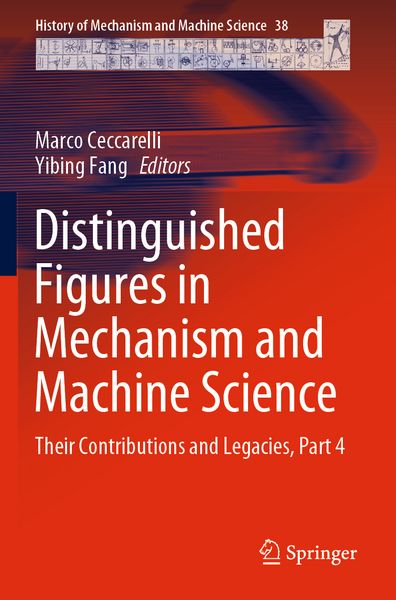 Produktbild: Distinguished Figures in Mechanism and Machine Science