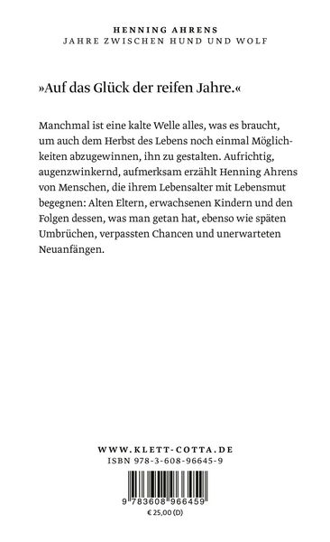 Produktbild: Jahre zwischen Hund und Wolf