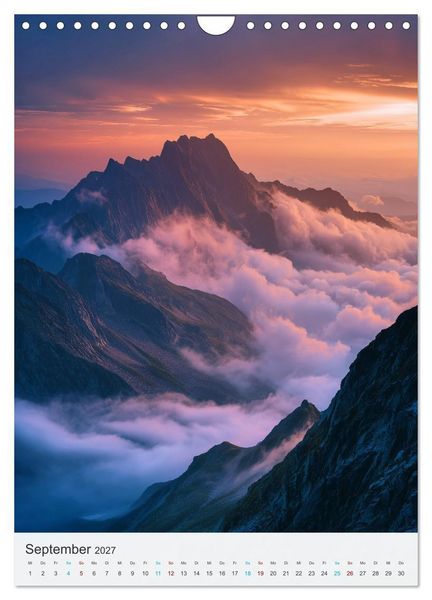 Produktbild: Alpenzauber (Wandkalender 2027 DIN A4 hoch), CALVENDO Monatskalender