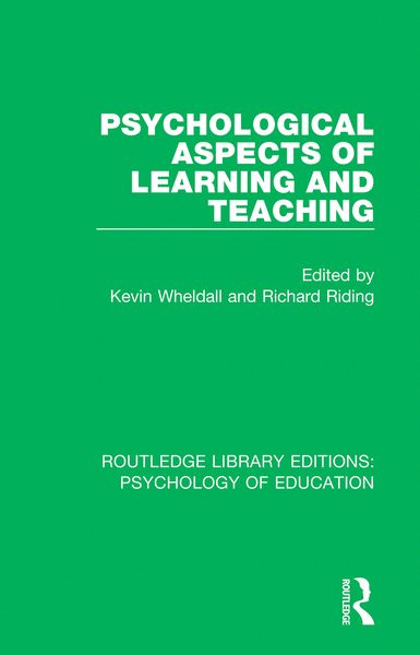 Produktbild: Psychological Aspects of Learning and Teaching