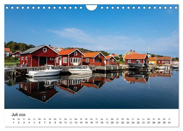 Produktbild: Westk&uuml;ste in Schweden (Wandkalender 2026 DIN A4 quer), CALVENDO Monatskalender
