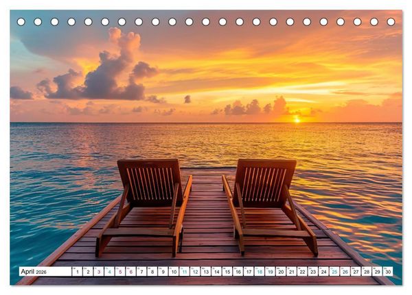 Produktbild: Momente der Stille (Tischkalender 2026 DIN A5 quer), CALVENDO Monatskalender