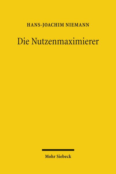 Produktbild: Die Nutzenmaximierer
