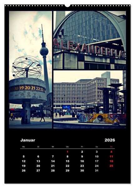 Produktbild: BERLIN / vertikal (Wandkalender 2026 DIN A2 hoch), CALVENDO Monatskalender