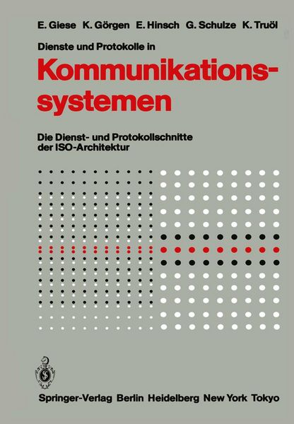 Produktbild: Dienste und Protokolle in Kommunikationssystemen