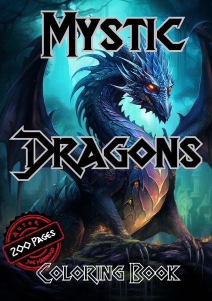 Produktbild: Mystic Dragons Coloring Book