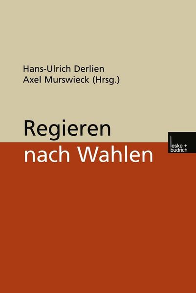 Produktbild: Regieren nach Wahlen