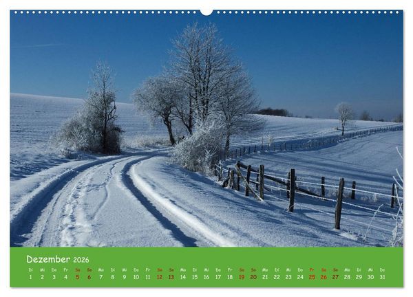 Produktbild: Bergisches Land (hochwertiger Premium Wandkalender 2026 DIN A2 quer), Kunstdruck in Hochglanz