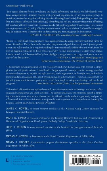 Produktbild: Handbook for Evidence-Based Juvenile Justice Systems