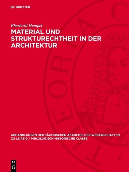 Produktbild: Material und Strukturechtheit in der Architektur