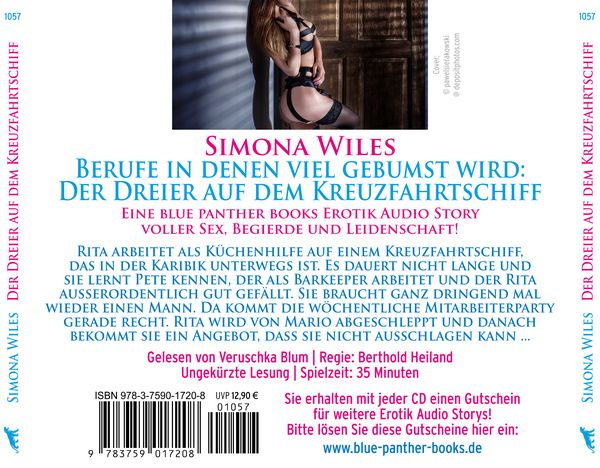 Produktbild: Berufe in denen viel gebumst wird: Der Dreier auf dem Kreuzfahrtschiff | Erotik Audio Story | Erotisches H&ouml;rbuch Audio-CD