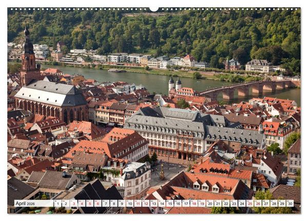Produktbild: Heidelberg - Baden-W&uuml;rttemberg (Wandkalender 2026 DIN A2 quer), CALVENDO Monatskalender