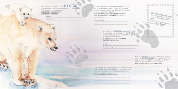 Produktbild: Freundschaftsbuch - Tiere kennenlernen und sch&uuml;tzen