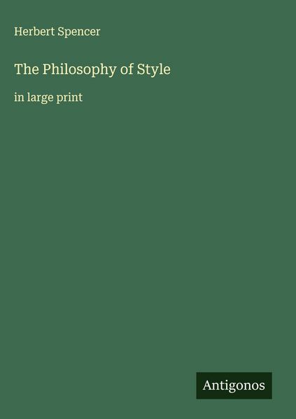 Produktbild: The Philosophy of Style