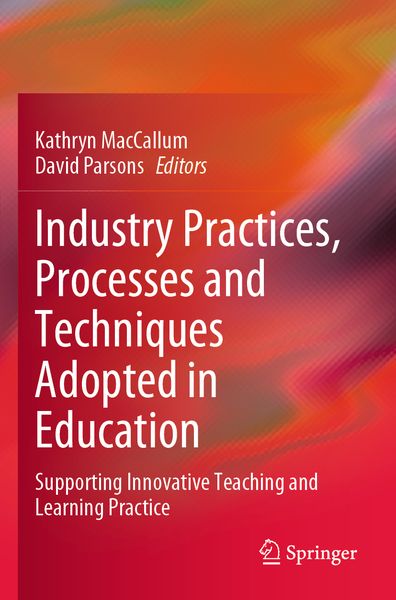 Produktbild: Industry Practices, Processes and Techniques Adopted in Education