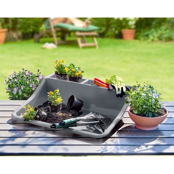Produktbild: HTI-Living Umtopf-Unterlage/Pflanztisch Nessa, schwarz Umtopf-Unterlage/Pflanztisch Nessa, schwarz