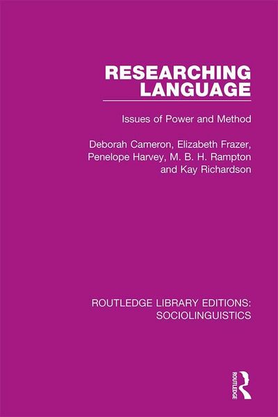 Produktbild: Researching Language