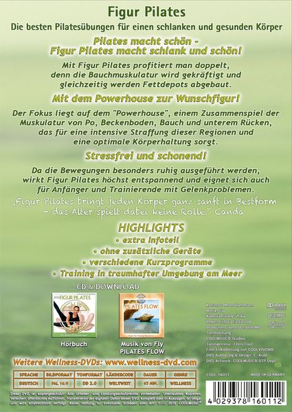 Produktbild: Figur Pilates - Die besten Pilates&uuml;bungen f&uuml;r einen schlanken und gesunden K&ouml;rper