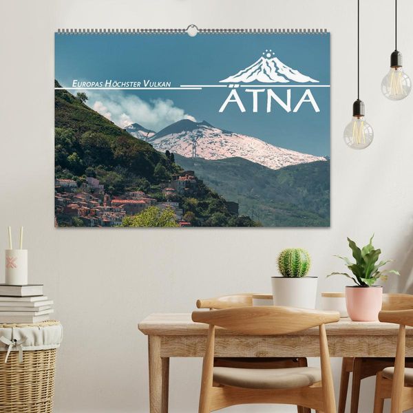 Produktbild: &Auml;tna - Europas h&ouml;chster Vulkan (Wandkalender 2026 DIN A2 quer), CALVENDO Monatskalender