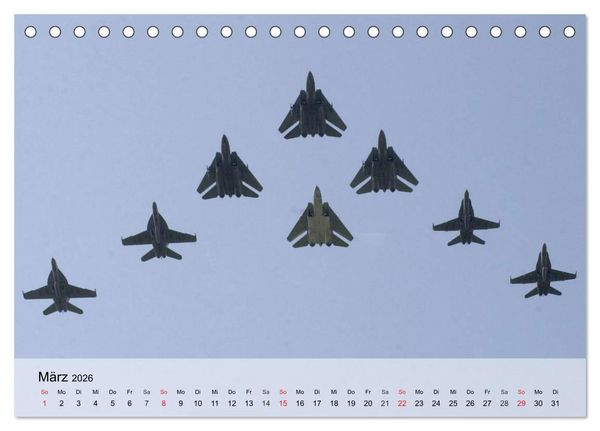 Produktbild: Flugschau in Reno (Tischkalender 2026 DIN A5 quer), CALVENDO Monatskalender