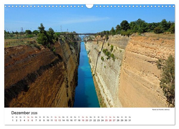 Produktbild: Wundersch&ouml;ne Highlights der griechischen Antike (Wandkalender 2026 DIN A3 quer), CALVENDO Monatskalender