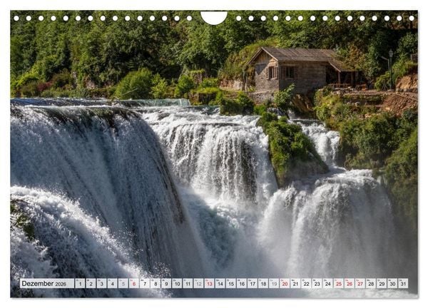 Produktbild: Wasserzauber Bosnien-Herzegowina (Wandkalender 2026 DIN A4 quer), CALVENDO Monatskalender