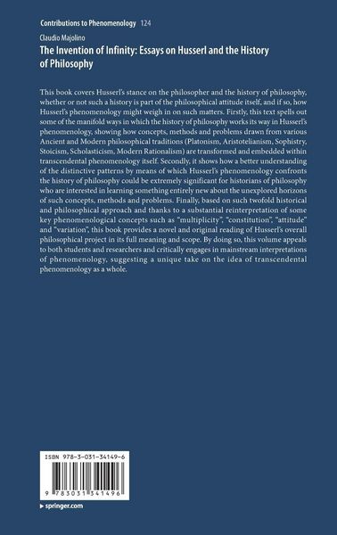 Produktbild: The Invention of Infinity: Essays on Husserl and the History of Philosophy