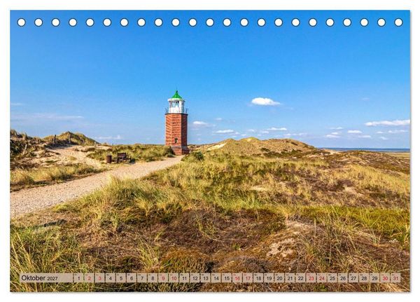 Produktbild: IN SYLT VERLIEBT (Tischkalender 2027 DIN A5 quer), CALVENDO Monatskalender