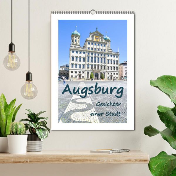 Produktbild: Augsburg - Gesichter einer Stadt (Wandkalender 2026 DIN A2 hoch), CALVENDO Monatskalender