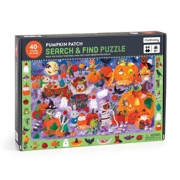 Pumpkin Patch 64 Piece Search & Find Puzzle
