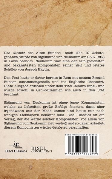 Produktbild: Das Gesetz des Alten Bundes