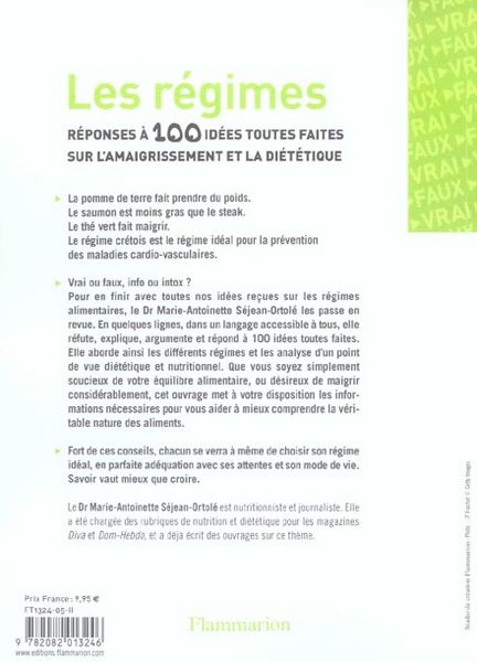 Produktbild: Les r&eacute;gimes