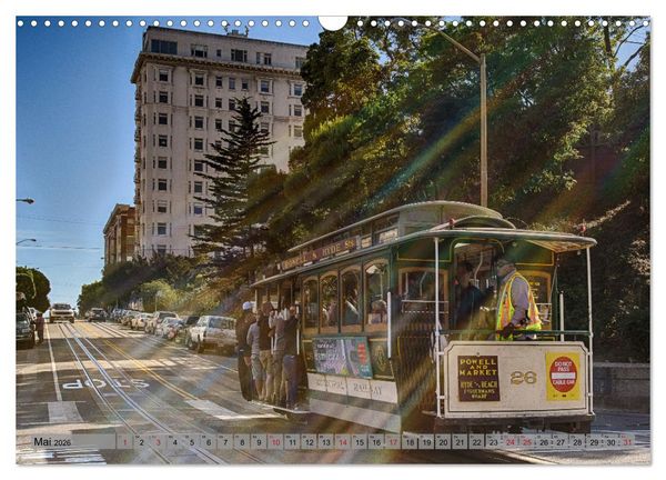 Produktbild: If I'm going to San Francisco (Wandkalender 2026 DIN A3 quer), CALVENDO Monatskalender