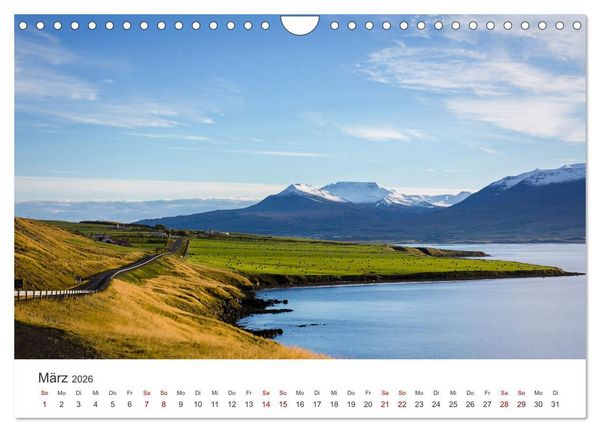 Produktbild: Island - Mehr als nur eine Insel. (Wandkalender 2026 DIN A4 quer), CALVENDO Monatskalender