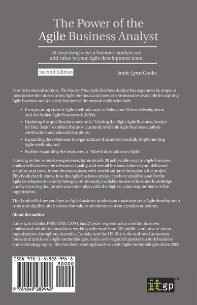 Produktbild: The Power of the Agile Business Analyst