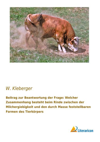 Produktbild: Beitrag zur Beantwortung der Frage: Welcher Zusammenhang besteht beim Rinde zwischen der Milchergiebigkeit und den durch Masse feststellbaren Formen des Tierk&ouml;rpers