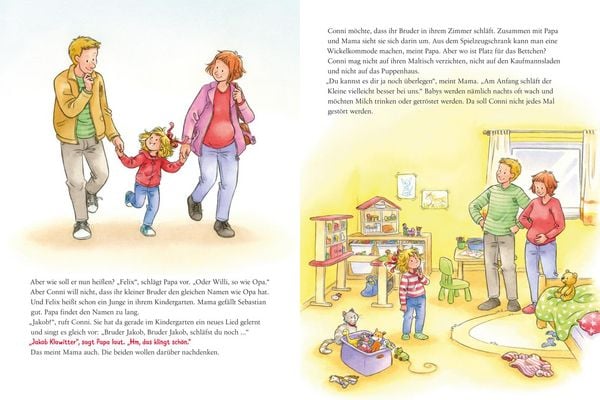 Produktbild: Conni-Bilderb&uuml;cher: Conni und das neue Baby (Neuausgabe)