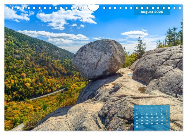 Produktbild: New England - Vielfalt einer Region (Wandkalender 2026 DIN A4 quer), CALVENDO Monatskalender