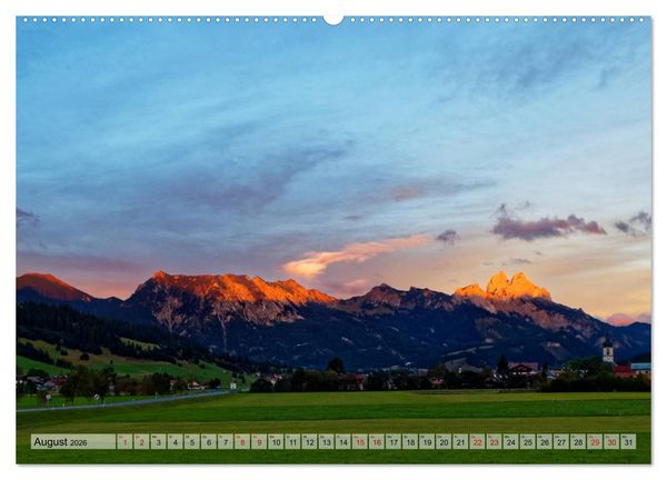 Produktbild: Herbst im Tannheimer Tal - Impressionen von Schattwald bis Nesselw&auml;ngle (Wandkalender 2026 DIN A2 quer), CALVENDO Monatskalender