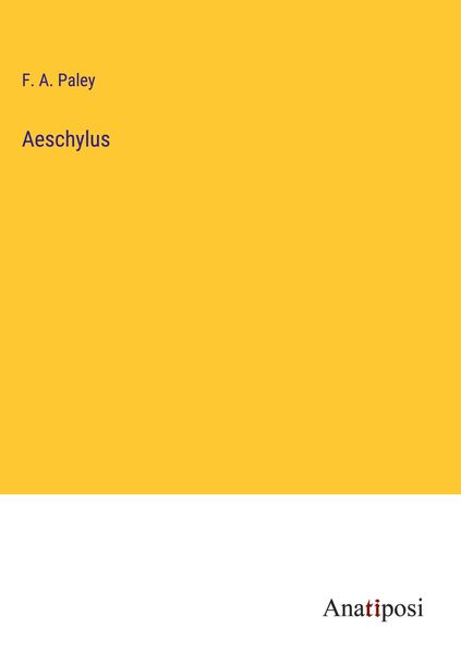 Produktbild: Aeschylus