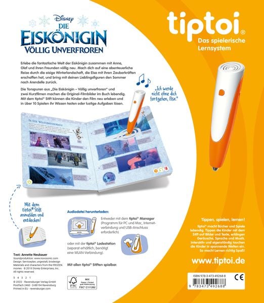 Produktbild: Tiptoi® Die Eiskönigin - Völlig unverfroren