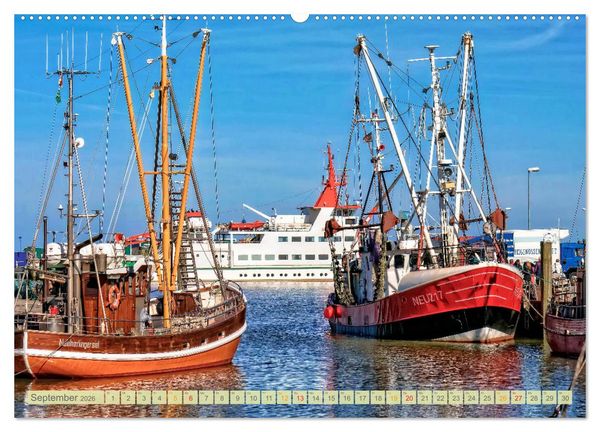 Produktbild: Reise an die Nordsee - Neuharlingersiel (hochwertiger Premium Wandkalender 2026 DIN A2 quer), Kunstdruck in Hochglanz
