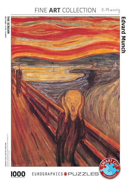 Eurographics 6000-4489 - Der Schrei von Edvard Munch, Puzzle, 1.000 Teile