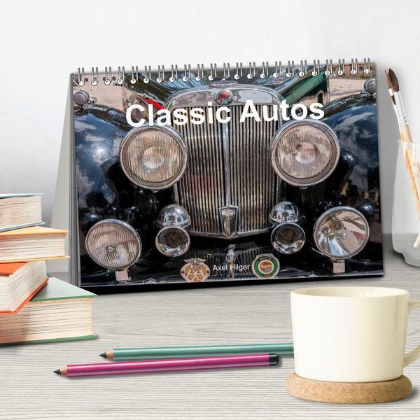 Produktbild: Classic Autos (Tischkalender 2026 DIN A5 quer), CALVENDO Monatskalender