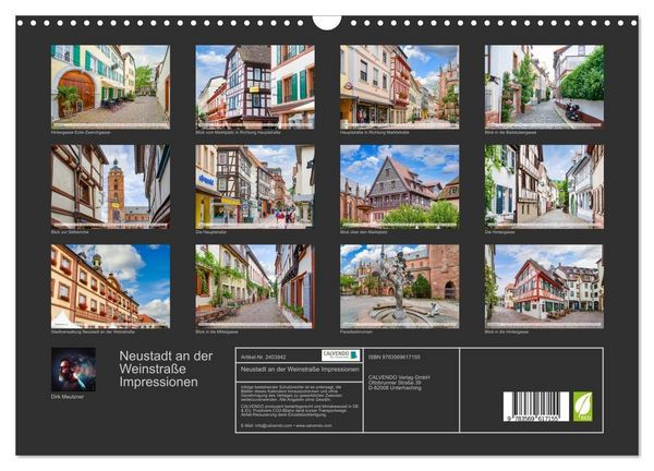 Produktbild: Neustadt an der Weinstra&szlig;e Impressionen (Wandkalender 2027 DIN A3 quer), CALVENDO Monatskalender